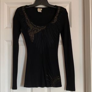 Black long sleeve shirt